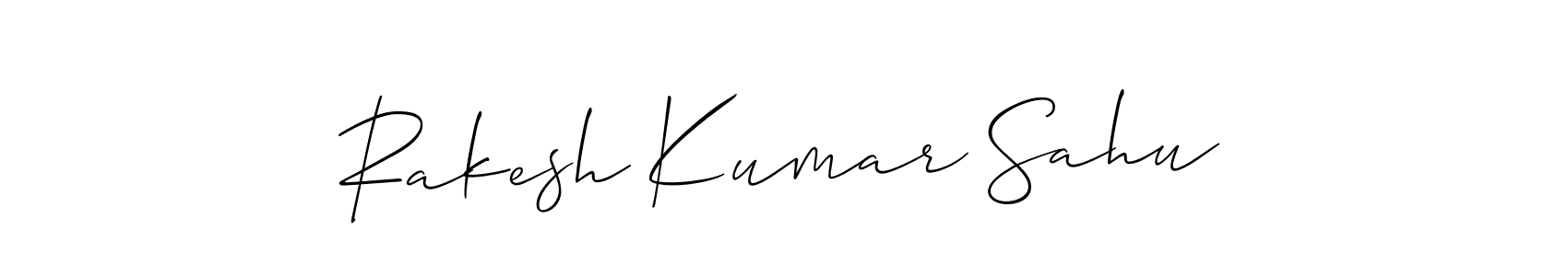 How to Draw Rakesh Kumar Sahu signature style? Allison_Script is a latest design signature styles for name Rakesh Kumar Sahu. Rakesh Kumar Sahu signature style 2 images and pictures png